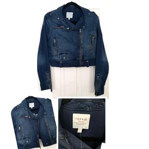 COPY - Moto jean Jacket NWT size 00 $65